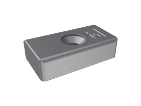 AUFLAUFBOCK R A1361 EDELSTAHL-SILBER 873618