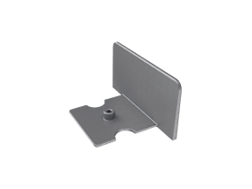 ABDECKWINKEL EDELSTAHL-SILBER 890929