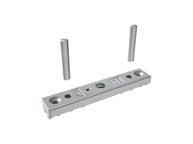 Siegenia Drehkipp- Zubehör Bremsschere, Titan, A1900, Stahl, edelstahloptik