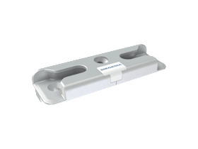 SIEGENIA-AUBI Schließblech Titan SL-RS A4510 für Drehkippfenster, Stahl, titan silber