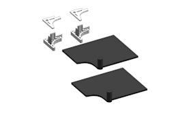 ZUB. DICHTSCHIENE 28/28 RAL7035 DIN R B1 PMZB2221-021010