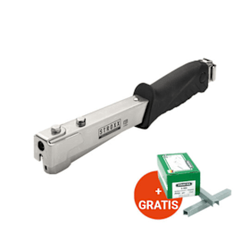 STROXX Hammertacker Set inkl. 1 Paket Heftklammern