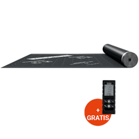 Aktionspaket Unterspannbahn, 1 Palette (2250m²) Blaugelb Windprotect UV 150 2SK + Gratis STROXX Entfernungsmesser 100m