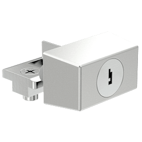 G-U Drehsperre Aluminium silberfarbig Set