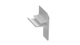 KOMPAKTABSCHLUSS KLINKER A 450 50 MM RECHTS RAL 9016