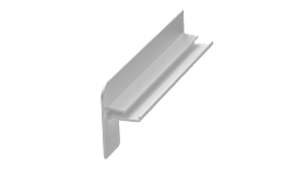 KOMPAKTABSCHLUSS KLINKER A 450 150 MM LINKS RAL 9016