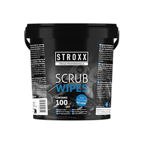 STROXX Scrub Mehrzweckreinigungstücher, 100 Stück im Eimer, angeraut, Zitrusduft