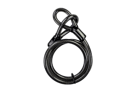 XLOCK Stahlseil, m. Kunststoff ummantelt schwarz, Durchmesser 10mm, SE