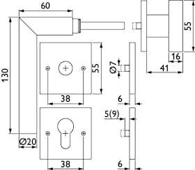 ZT-Wechselgarnitur 1802 BASIC 02 - Klasse 3 | mit Rosetten 2511 K / Knopf 3117 K