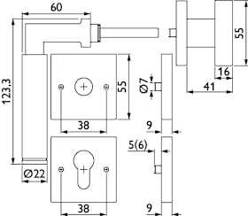 ZT-Wechselgarnitur 1831 INFINITY - Klasse 3 | mit Rosetten 2211 K / Knopf 3117 K