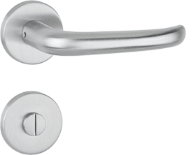 Bad-Drückergarnitur 1806 BASIC 06 - Klasse 3 | mit Rosetten 2273 K