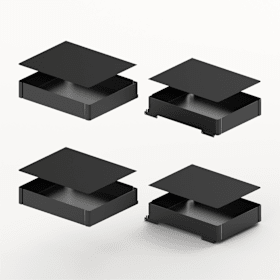 Hettich Orta Tablarset 200, Frontbreite 400, anthrazit