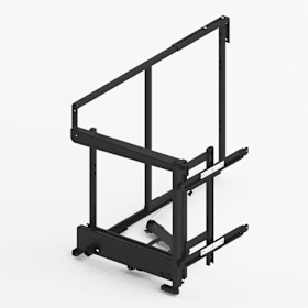 Hettich Tragrahmen Goro, Frontbreite 450, links, anthrazit