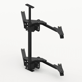 Hettich Beschlagset Salso, Frontbreite 400, rechts, anthrazit