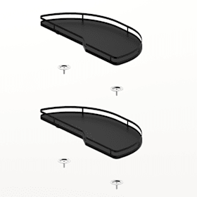 Hettich Tablarset Salso 400, Frontbreite 600, rechts, anthrazit