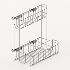 Hettich Putzmittelauszug Oira 100, verchromt
