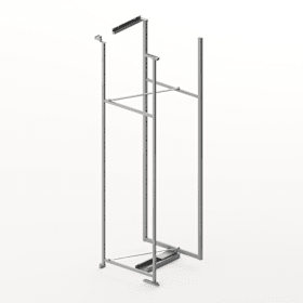 Hettich Rahmenset Iseo, Korpusbreite 600, silber