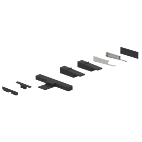 K-19366-00-0-1 | Zubehör für Aufsatzschiene | Btl. Zub. Aufsatzsch. Gealan S9000 Sch.A