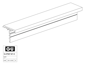 9-47957-67-0-1 | Bodenschwelle | GU-934, GU-thermostep 204