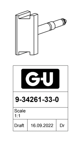 9-34261-33-0-1RG | Standardfalle | SECURY