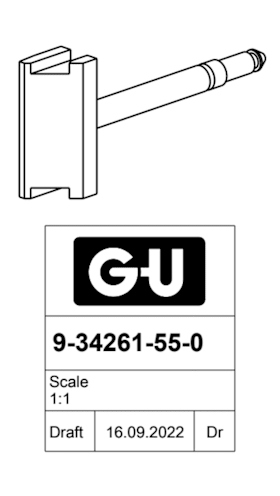 9-34261-55-0-1RG | Standardfalle | SECURY
