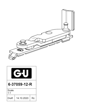 6-37059-12-R-1 | Ecklager | ALU-JET CC606, ALU-JET CC610