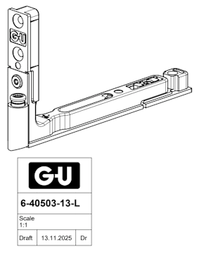 ECKBAND UNI-JET SCF NL13 FERGUARDXSILBER (6-40503-13-L-1)