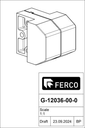 PAAR SCHWINGFLÜGELLAGER GU-FERCO SILBERFARBIG (G-12036-00-0-1)