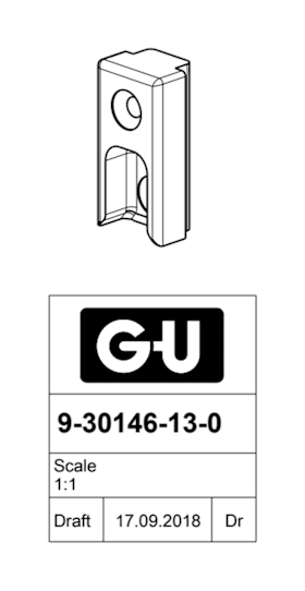 9-30146-13-0-1 | Schließplatte | UNI-JET