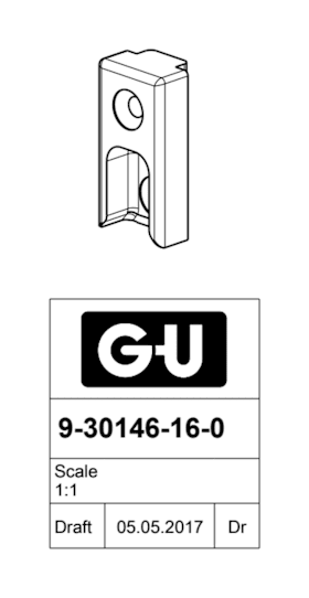 9-30146-16-0-1 | Schließplatte | UNI-JET