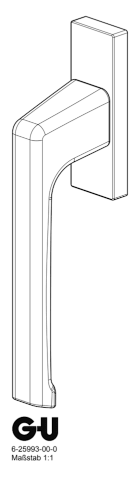 6-25993-00-0-C | Drehgriff | DREHGRIFF DIRIGENT  F/A