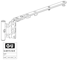 6-39173-18-R-7 | Scherenarm | KD-Scherenarm UNI-JET M6 NL13 400-500