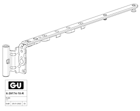 6-39174-18-R-7 | Scherenarm | KD-Scherenarm UNI-JET M6 NL13 501-750
