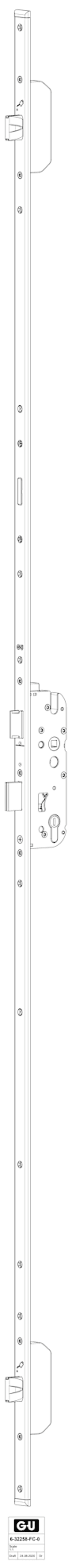 6-32258-FC-0-1 | Mehrfachverriegelung | Sec-V-MR2-45/92/8/24x6/vIS/1750/730/760