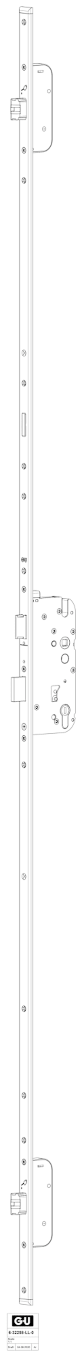 6-32258-LL-0-1 | Mehrfachverriegelung | SecA-65/92/8/24x6/vIS/1750/730/760/VE100