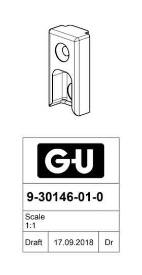 9-30146-01-0-1 | Schließplatte | UNI-JET