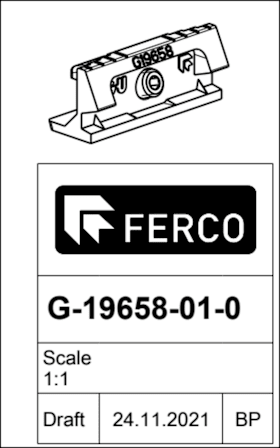 G-19658-01-0-1 | Schließplatte