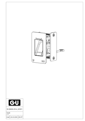B-55600-25-4-8 | Fingerabdruckscanner