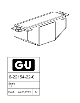 6-22154-22-0-0 | Dichtungsbrücke | GU-934, GU-937, GU-939