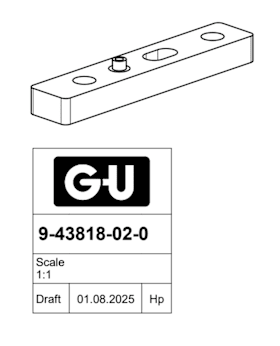 9-43818-02-0-1 A | Unterlage | GU-937, GU-934