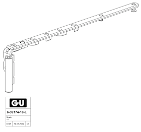 6-39174-18-L-7 | Scherenarm | KD-Scherenarm UNI-JET M6 NL13 501-750