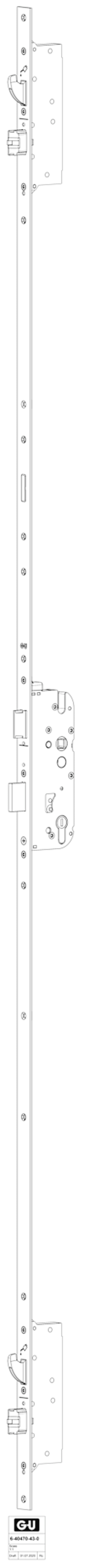 6-40470-43-0-1 | Automatic-Doppelriegel, SECURY Automatic