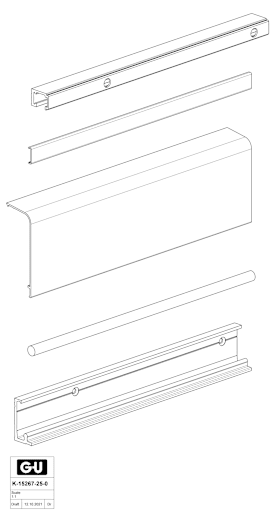 K-15267-25-0-5 | Profil | BTL PSK PROFILE 966/200 MZ OZ  851-1100