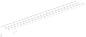 K-15661-25-0-5 | Aufsatzschiene | GU-934, GU-937, GU-954, GU-957