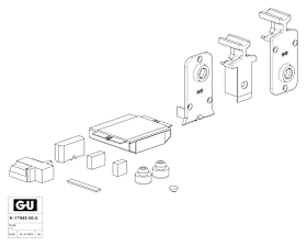 K-17995-00-0-6 | Zubehör für Hebeschiebe-Beschlag