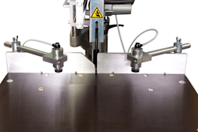 Graule Pneumatische Materialspannung von oben