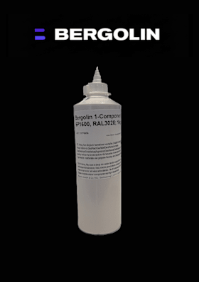 Bergolin 1-Component Topcoat 6P1600, 1kg, RAL3020 (Verkehrsrot)