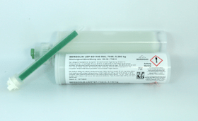 Bergolin Vorderkantenschutz LEP 6D1100 mit Bergodur Härter 7D810 RAL 7035 (Lichtgrau)