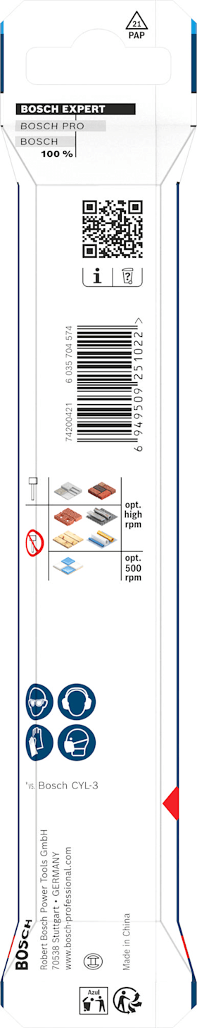Bosch EXPERT HEX-9 Multi Construction Bohrer, 6 x 90 x 150 mm