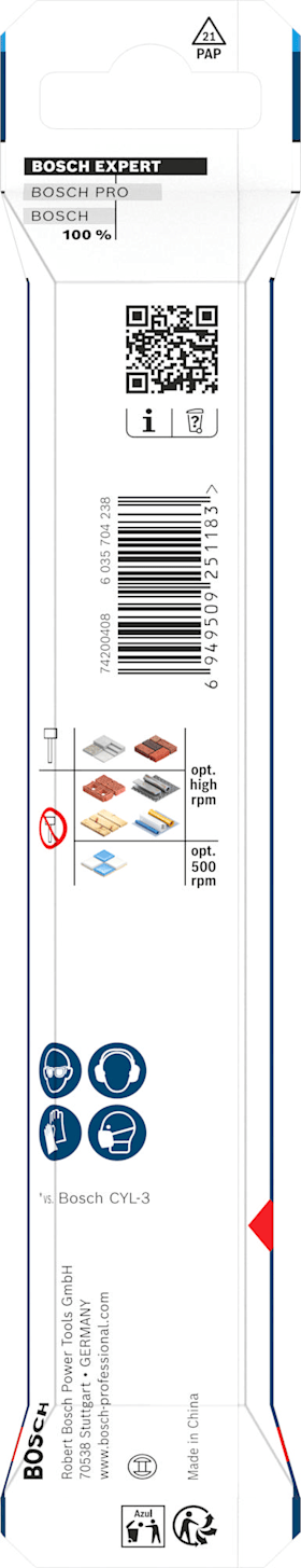Bosch EXPERT HEX-9 Multi Construction Bohrer, 11 x 90 x 150 mm
